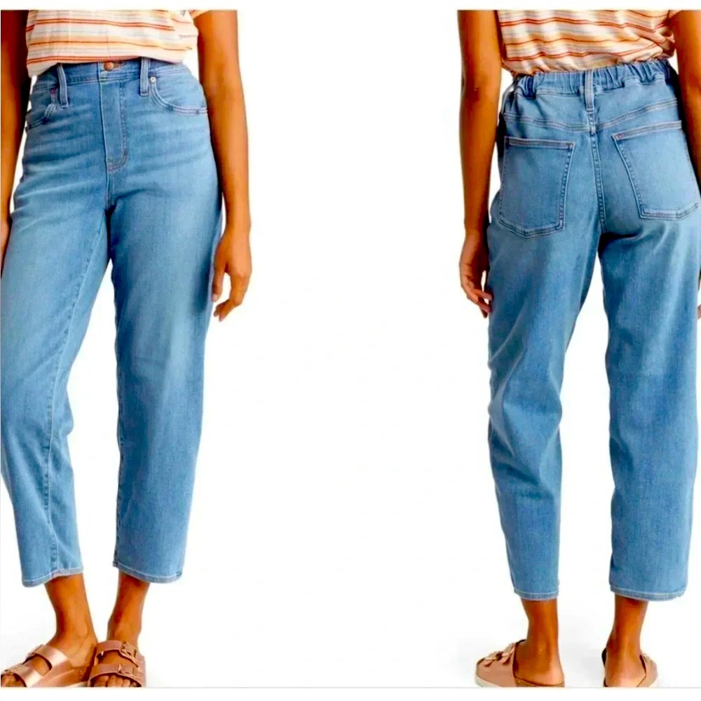 Madewell High Waist Ankle Pull on Jeans Size 28